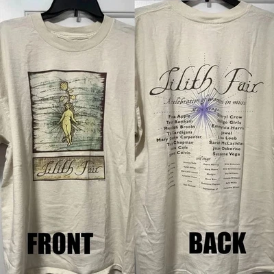 SALE 30% - Lilith Fair Original 1997-1998 Reprint T-shirt S-5xl for - Image 1 of 4