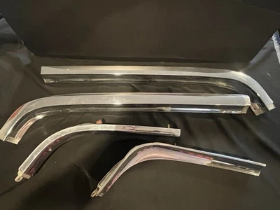 Chevy Chevrolet El Camino Rear Cab Molding for 1964-1967 4 pcs OEM Stainless - Image 1 of 4