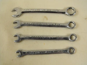Juego de 4 llaves combinadas pequeñas Craftsman "V" SAE 5/32 a 11/32 - Ver lista - Imagen 1 de 3