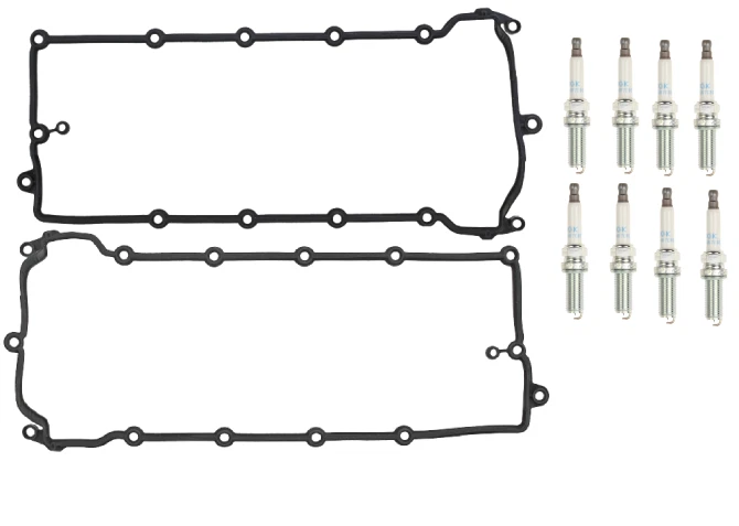 Juego de 2 juntas de cubierta de válvula L+R con 8 bujías para JAGUAR F-Type XF XFR XJ XK Foto 1 de 1