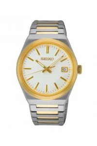 Seiko Hombre Acero Inoxidable Reloj de Pulsera 38mm Resistente Al Agua SUR558P1 - Imagen 1 de 2