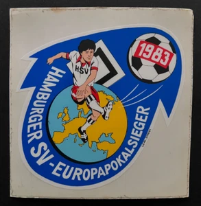 Hamburger SV HSV Aufkleber Sticker Fussball Europapokalsieger 1983 #599 - Bild 1 von 2
