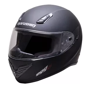 Marushin FullFace 999 RS Comfort NEGRO MATE CASCO INTEGRAL DEPORTIVO FIBRA DE VIDRIO CASCO - Imagen 1 de 1