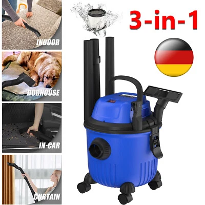 NEW 3 in 1 Staubsauger Beutellos Nass Trocken Sauger Industriestaubsauger 15L - Bild 1 von 4