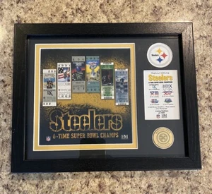 Pittsburgh Steelers 6 Time Super Bowl Champs Commemorating Plaque Limited 5000 - Picture 1 of 7