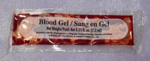 Rubie's BLOOD GEL .25 oz Packet on Card Red for Costume Cosplay Prosthetics NEW - Picture 1 of 2