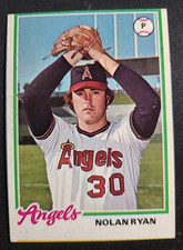 1978 Topps Baseball Card #400 Nolan Ryan California Angels see pictures