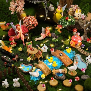 109 Pcs Fairy Garden Accessories Kit Miniature Figurines Animals Decor Outdoor - Picture 1 of 1