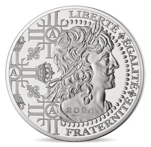 SPECIAL OFFER ! FRANCE 2024 LOUIS XIII 20 € EURO SILVER LOUIS D'OR UNCIRCULATED
