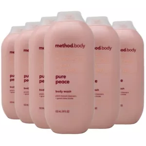 Method Body Paraben & Phthalate Free Body Wash, Pure Peace, 18 Oz ( 6-Pack ) - Picture 1 of 3