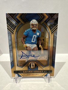 2023 panini gold standard Daiyan Henley auto card /49 Los Angeles Chargers