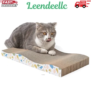 Conlun Cat Scratcher, Curved Scratch Pad, Durable Corrugated Double-Sided Indoor - Picture 1 of 10