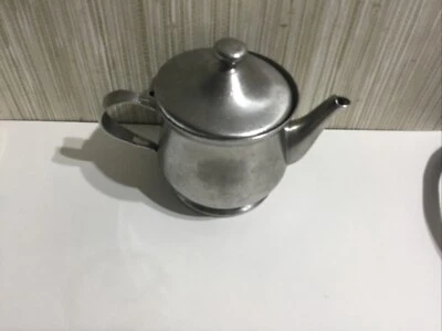Oneida Stainless Steel Personal 8 Oz Teapot Single Serve - Image 1 of 4