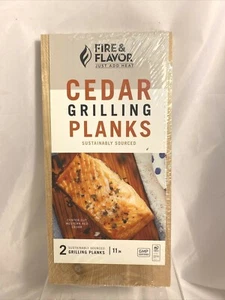 Fire & Flavor 11" tavole per griglia in cedro *J - Foto 1 di 3