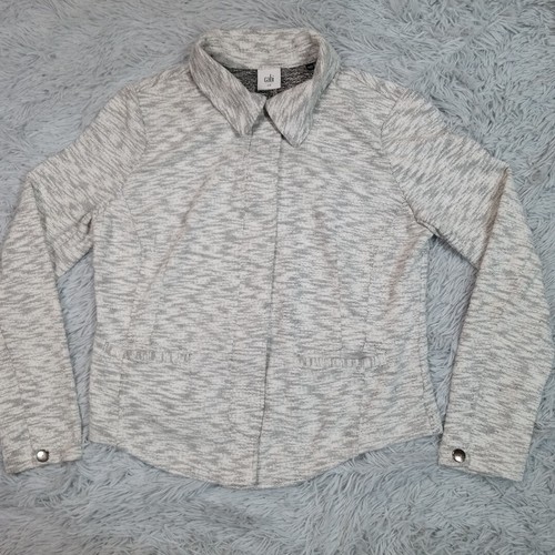 VETEMENTS Giacca Cabi donna M grigia leggera tasche zip attiva felpa Gorpcore