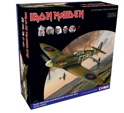 CORGI SUPERMARINE SPITFIRE MKII 'ACES HIGH' IRON MAIDEN CC39215 - Image 1 of 2