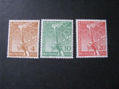Germany Stamp Set Berlin Scott # 9N81-9N83 Never Hinged Unused - Image 1 of 4