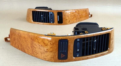 Lexus GX470 2003-2007 Consola de grano de madera Juego de paneles de salida de ventilación de aire OEM usado LHD Foto 1 de 4