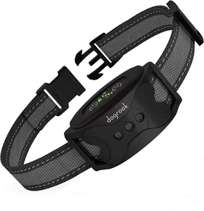 DogRook Rechargeable Smart Anti Barking Collar for Dogs - Black - Picture 1 of 14