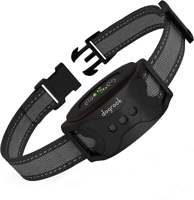 DogRook Recargable Elegante Anti Ladridos Collar para Perros - Negro - Imagen 1 de 4