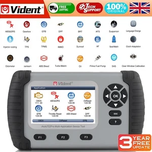Vident iAuto702Pro OBD2 Scannner ABS SRS Auto OBD2 Diagnostic Scanner 39+ Resets