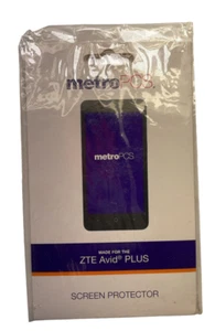 MetroPCS Screen Protector for ZTE Avid PLUS Transparent Clear - Picture 1 of 2