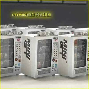 1:64 Vending Machine w/ Lights with MINI GT Models - Picture 1 of 3