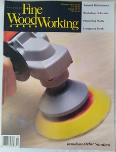 Fine Wood Working Magazine February 1992 - Random-Orbit Sanders - Picture 1 of 2