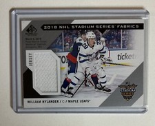 2018-19 Upper Deck SP Game Used Stadium Series Fabrics William Nylander