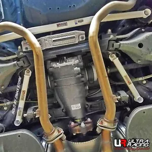 LEXUS GS L10 2013-2020 ULTRA RACING 4 POINTS REAR LOWER SUBFRAME LATERAL BRACE - Picture 1 of 10