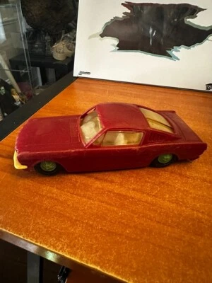 1960's Dealership Promo Red Car Vintage 7 inch - Image 1 of 4