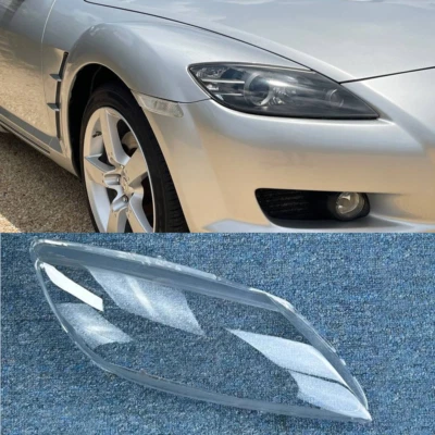 Cubierta de lente de faro transparente lateral derecho 1x para Mazda RX-8 cupé 2004-2011 Foto 1 de 4