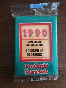 1990 Pro Cards Louisville Redbirds Team Set Factory Sealed (Cardinals) Lankford