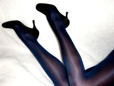 C M Tamara Navy Pantyhose Hooters Uniform  Sexy Long Legs Halloween Costume - Image 1 of 4