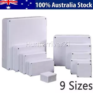 9 Sizes Waterproof IP65 ABS Project Enclosure Case Wiring Junction Box Case NEW - Picture 1 of 8