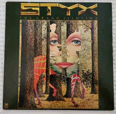 STYX THE GRAND ILLUSION  1977 A & M SP-4637 Near Mint First Pressing - Image 1 of 3
