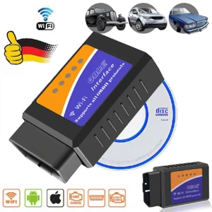 OBD2 ELM327-WIFI Profi Diagnosegerät Auto IOS Tester Scanner DE - Bild 1 von 12