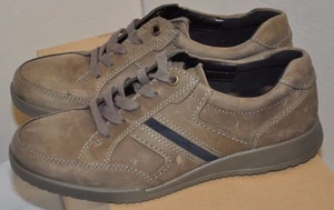 ECCO TRANSPORTER Mens Sneakers size US 6-6.5 (EUR 40) WARM GREY  Leather - Picture 1 of 3
