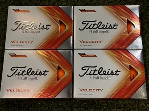 Titleist Velocity Golf Balls Lot Bundle - Matte Orange - 4 Dozen - NEW in Box - Picture 1 of 3
