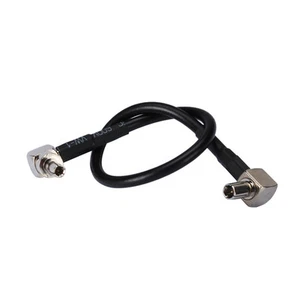 CRC9 to TS9 male right angle adapter pigtail cable RG174 15cm for 3G 4G Antenna - Picture 1 of 4