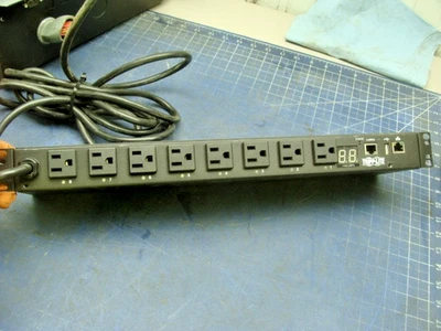 TRIPP-LITE DUMH15NET2LX METERED POWER DISTRIBUTION STRIP/UNIT 120V 12A - Image 1 of 4