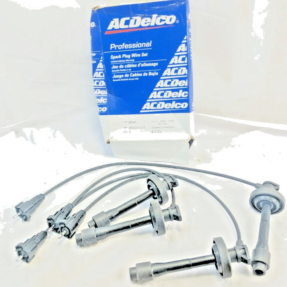 Juego de cables de bujías ACDelco 964A GM 89021173 para Corolla Prizm 1ZZFE 1998-2000 Foto 1 de 4
