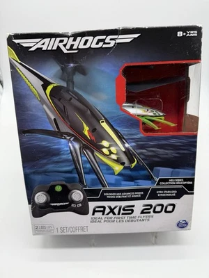 RC Helicopter Air Hogs Axis Beginner & Advanced Modes 200 Gyro Stabilized -New - Image 1 of 4