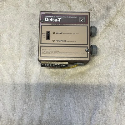 Termostato de temperatura diferencial Delta-T aquecimento solar de água - Imagem 1 de 4