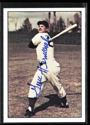 Gene Hermanski 1979 TCMA In Person Auto A #165 Chicago Cubs - Image 1 of 2