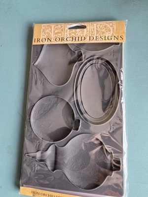 Iron Orchid Designs IOD Bibelots Christmas Ornament Mould Silicone Mold NEW