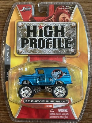 Chevy Suburban 1957 Jada High Profile 4x4 control de plagas Chevrolet 2007 en paquete Foto 1 de 4
