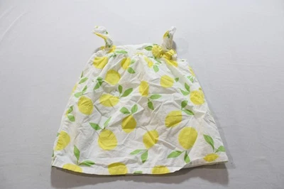 Gymboree Girls Lemon Bow Detail Tank Top AC2 Citrus & Sunshine White Size: 6  - Image 1 of 3