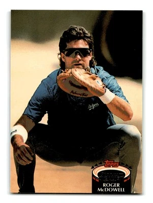 Roger McDowell 1992 Stadium Club #804 Los Angeles Dodgers Mint - Image 1 of 2