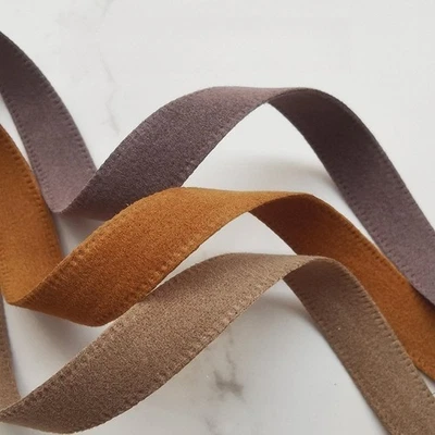 5M Doppel Seite Samt Band Trimmen Kunst Wildleder DIY Schleife Basteln Dekor - Bild 1 von 4